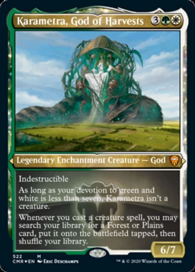 Karametra, God of Harvests <etched> [CMR] (F)