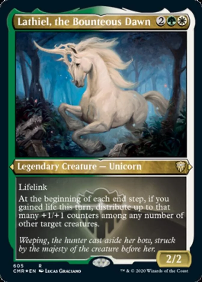Lathiel, the Bounteous Dawn <etched> [CMR] (F)