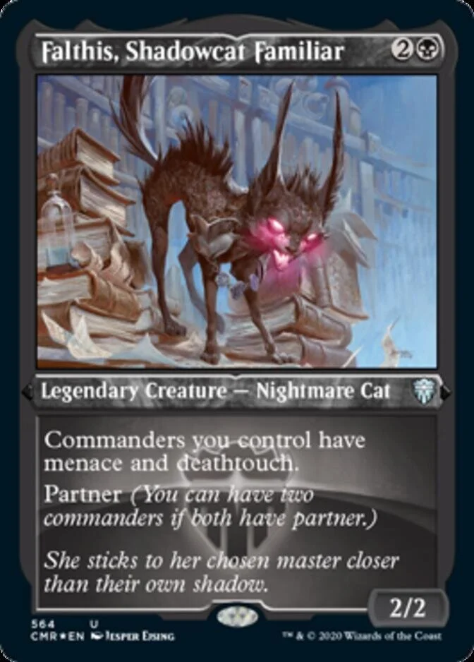 Falthis, Shadowcat Familiar <etched> [CMR] (F)