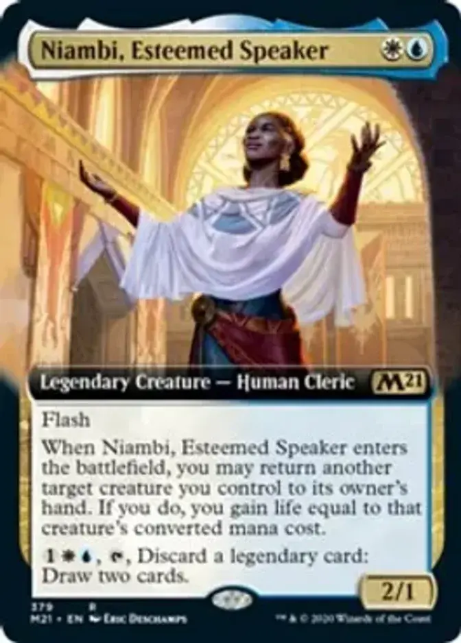 Niambi, Esteemed Speaker <extended> [M21]