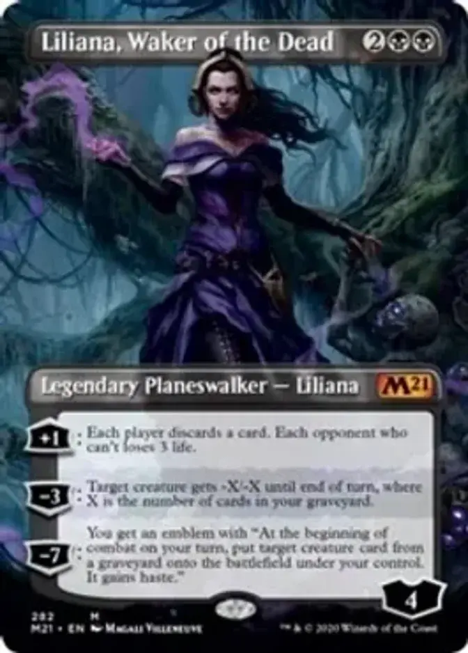 Liliana, Waker of the Dead <borderless> [M21] (F)