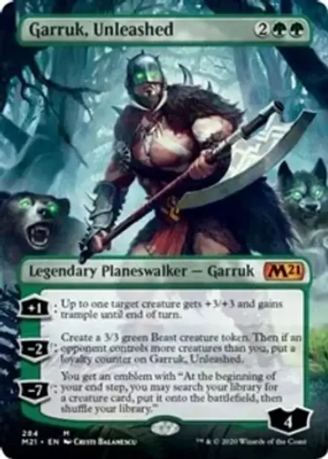 Garruk, Unleashed <borderless> [M21] (F)