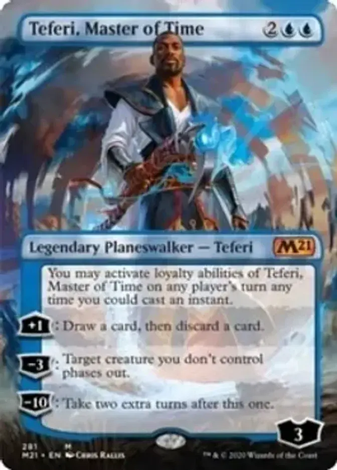 Teferi, Master of Time <borderless> [M21] (F)