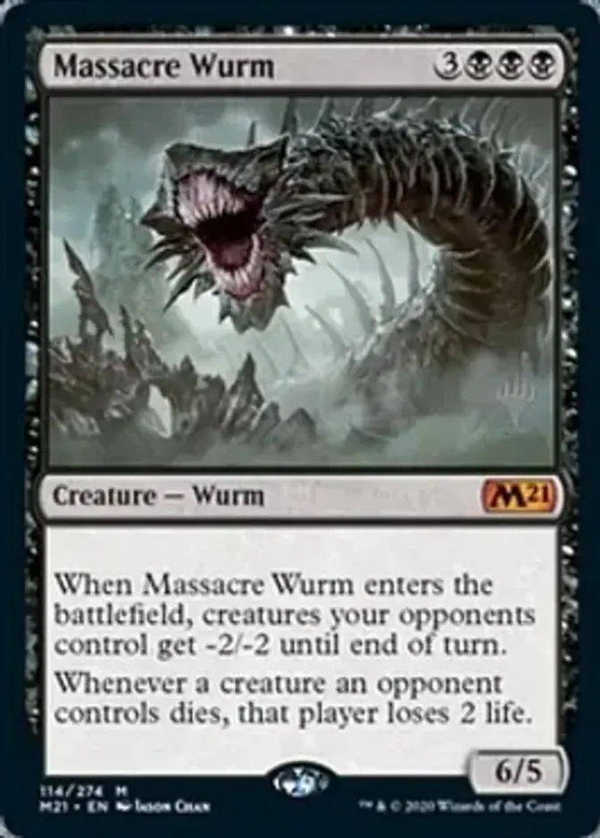 Massacre Wurm <planeswalker stamp> [M21]
