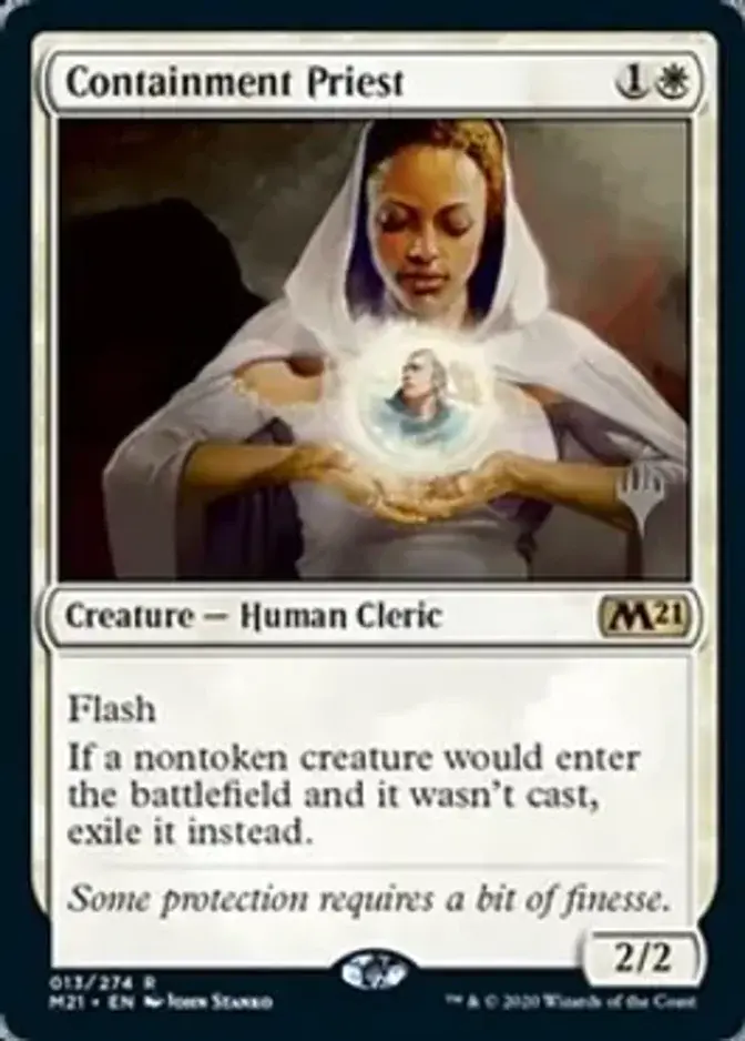 Containment Priest <planeswalker stamp> [M21] (F)