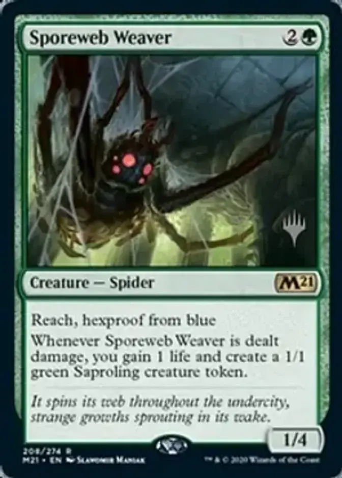 Sporeweb Weaver <planeswalker stamp> [M21]