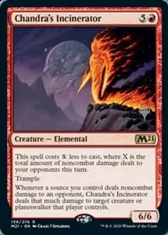 Chandra's Incinerator <planeswalker stamp> [M21]