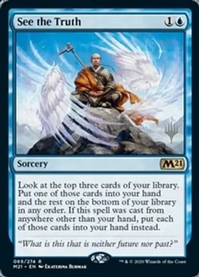 See the Truth <planeswalker stamp> [M21] (F)