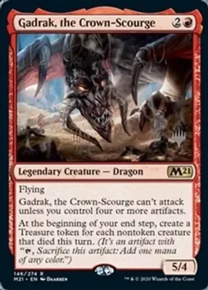 Gadrak, the Crown-Scourge <planeswalker stamp> [M21] (F)