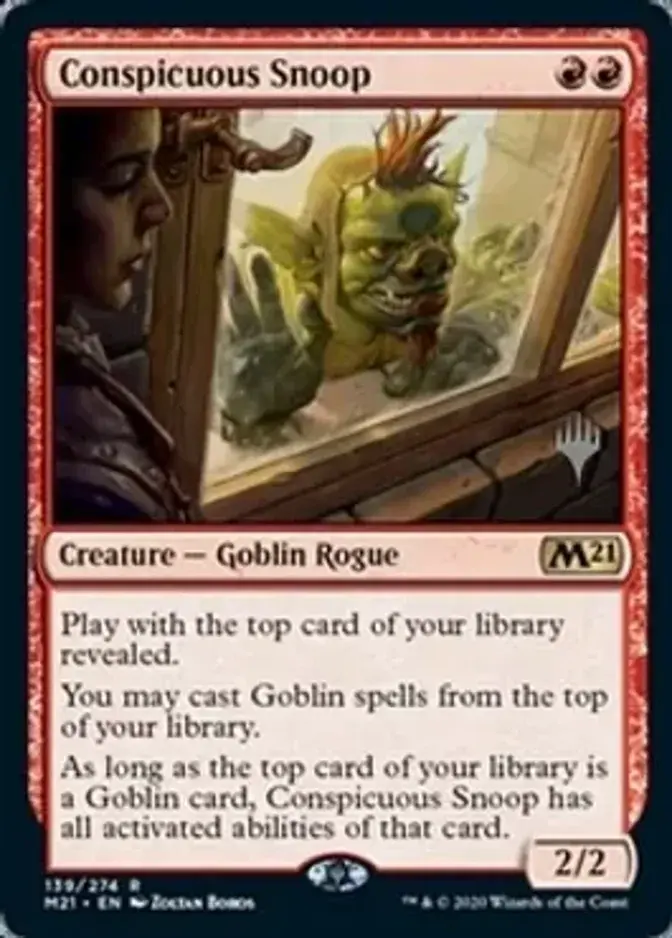 Conspicuous Snoop <planeswalker stamp> [M21] (F)