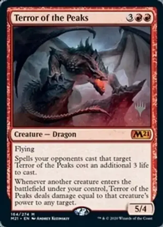 Terror of the Peaks <planeswalker stamp> [M21] (F)