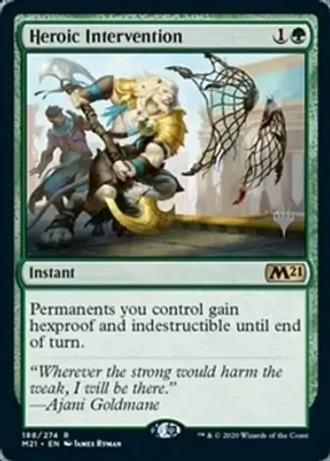 Heroic Intervention <planeswalker stamp> [M21] (F)