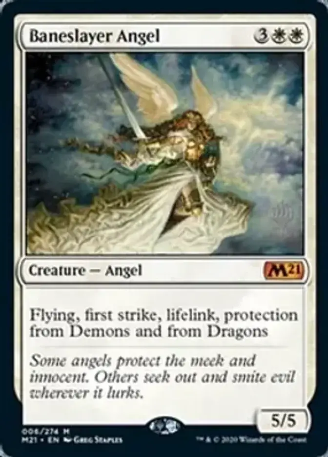Baneslayer Angel <planeswalker stamp> [M21]
