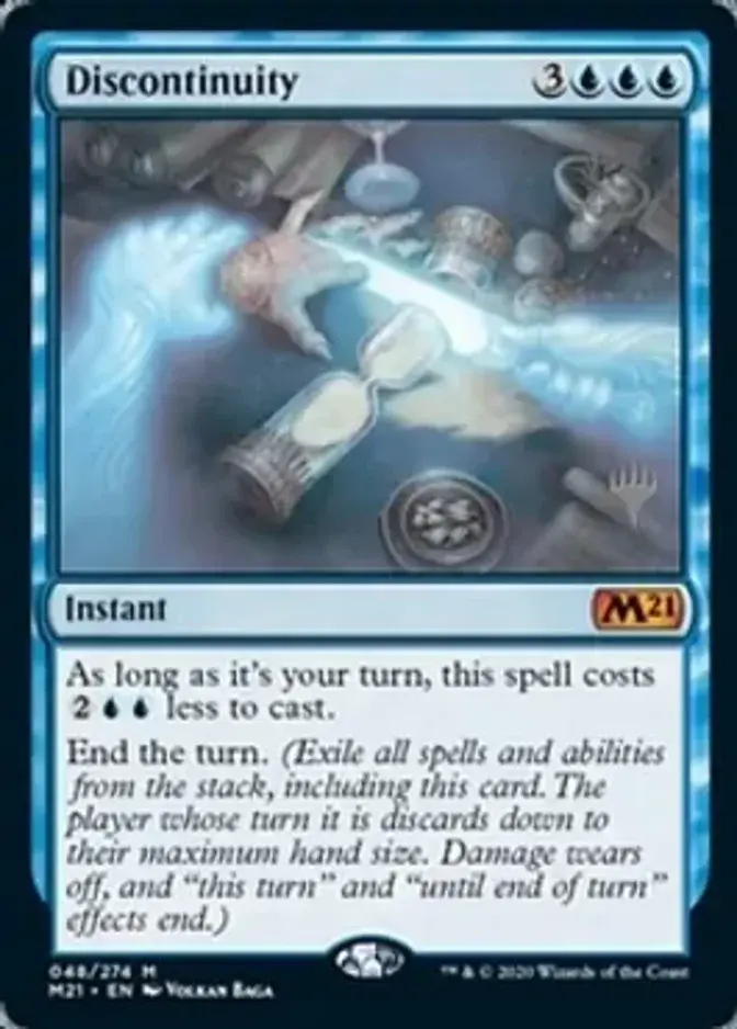 Discontinuity <planeswalker stamp> [M21] (F)