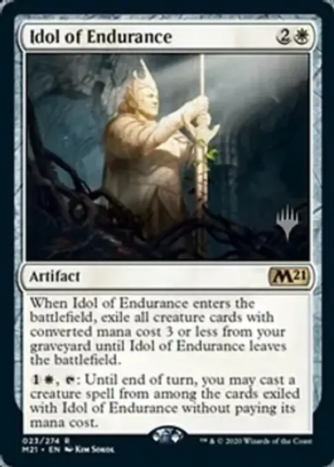Idol of Endurance <planeswalker stamp> [M21] (F)