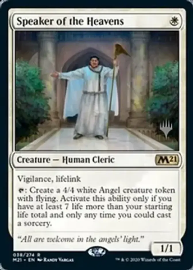 Speaker of the Heavens <planeswalker stamp> [M21]