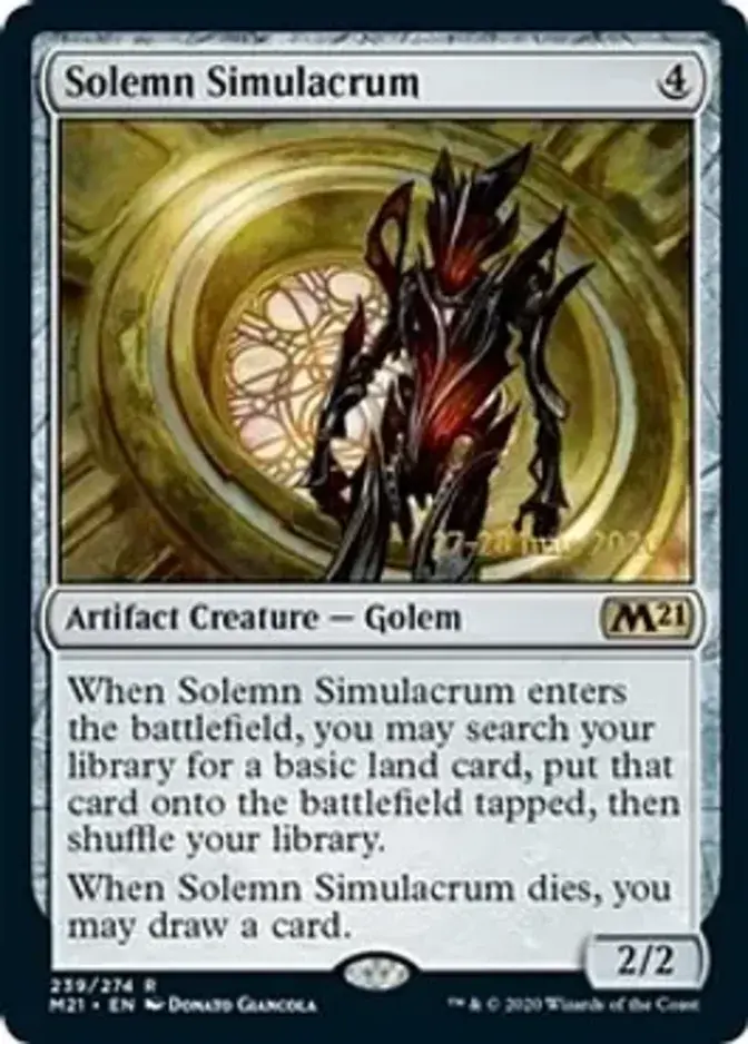 Solemn Simulacrum <prerelease> [M21] (F)