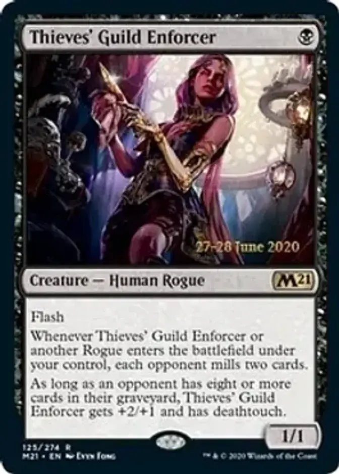 Thieves' Guild Enforcer <prerelease> [M21] (F)