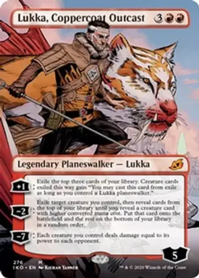 Lukka, Coppercoat Outcast <borderless> [IKO] (F)
