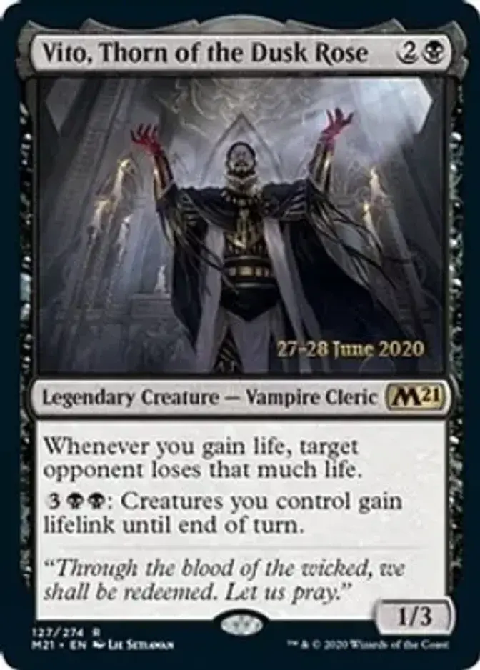 Vito, Thorn of the Dusk Rose <prerelease> [M21] (F)