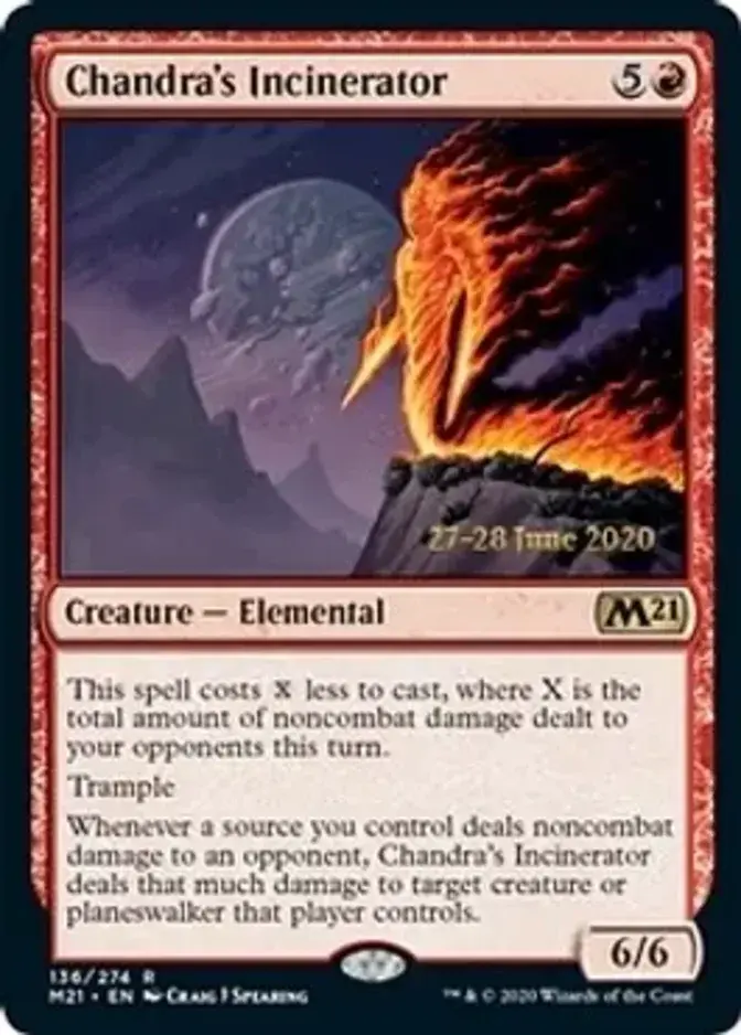 Chandra's Incinerator <prerelease> [M21] (F)