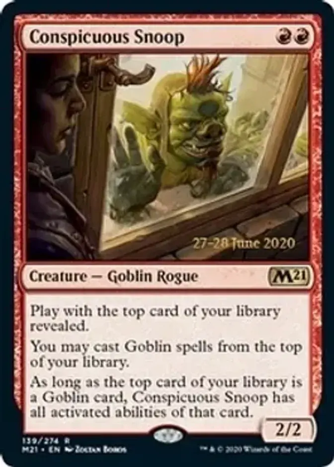 Conspicuous Snoop <prerelease> [M21] (F)