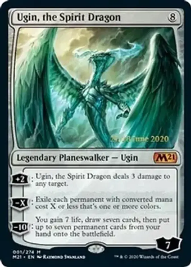 Ugin, the Spirit Dragon <prerelease> [M21] (F)