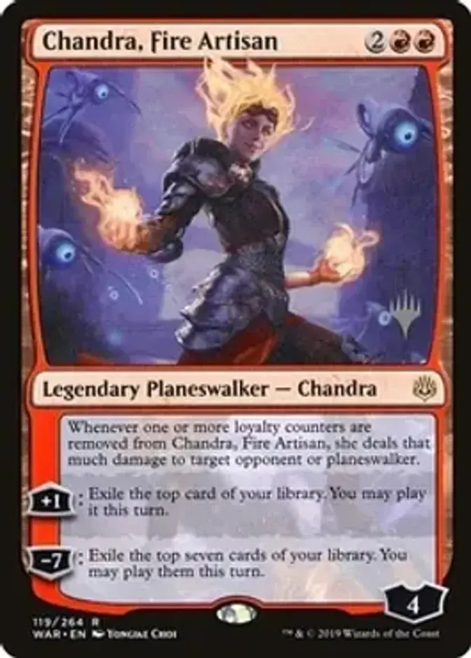 Chandra, Fire Artisan <planeswalker stamp> [PTHB]