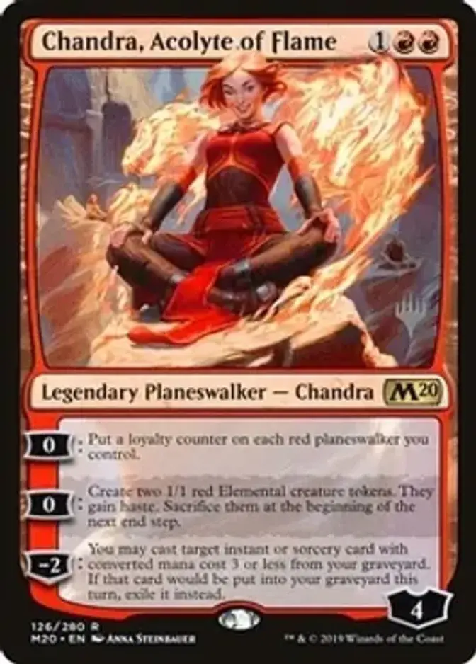 Chandra, Acolyte of Flame <planeswalker stamp> [PTHB]