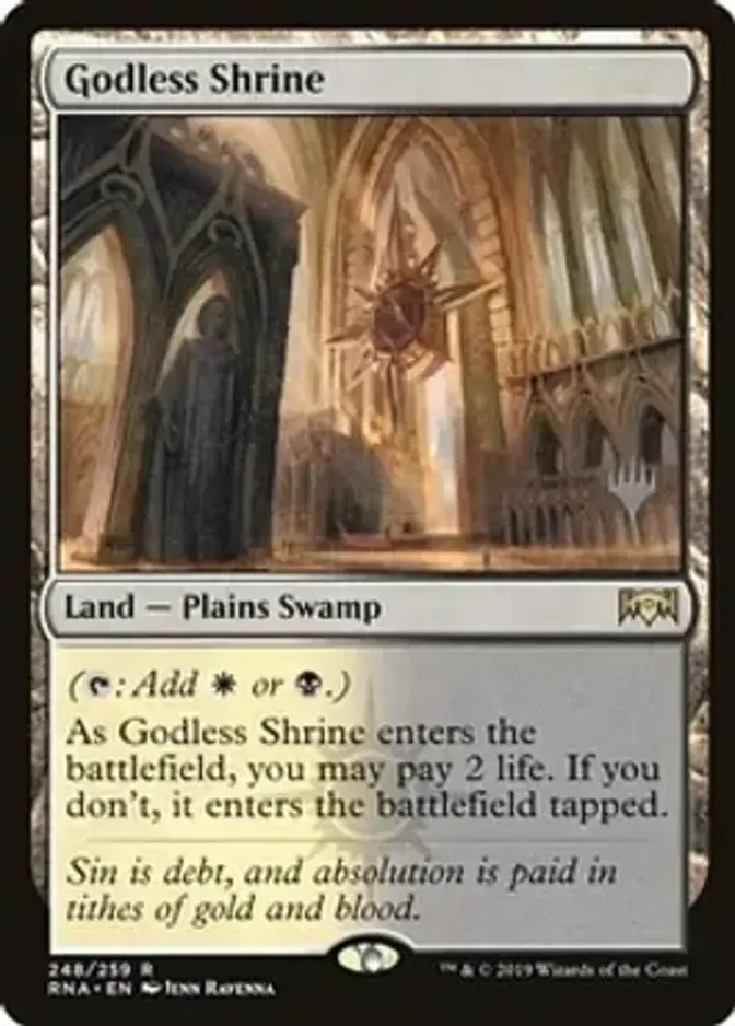 Godless Shrine <planeswalker stamp> [PTHB]
