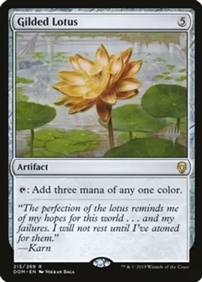 Gilded Lotus <planeswalker stamp> [PTHB]