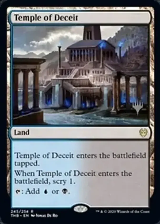 Temple of Deceit <planeswalker stamp> [PTHB]