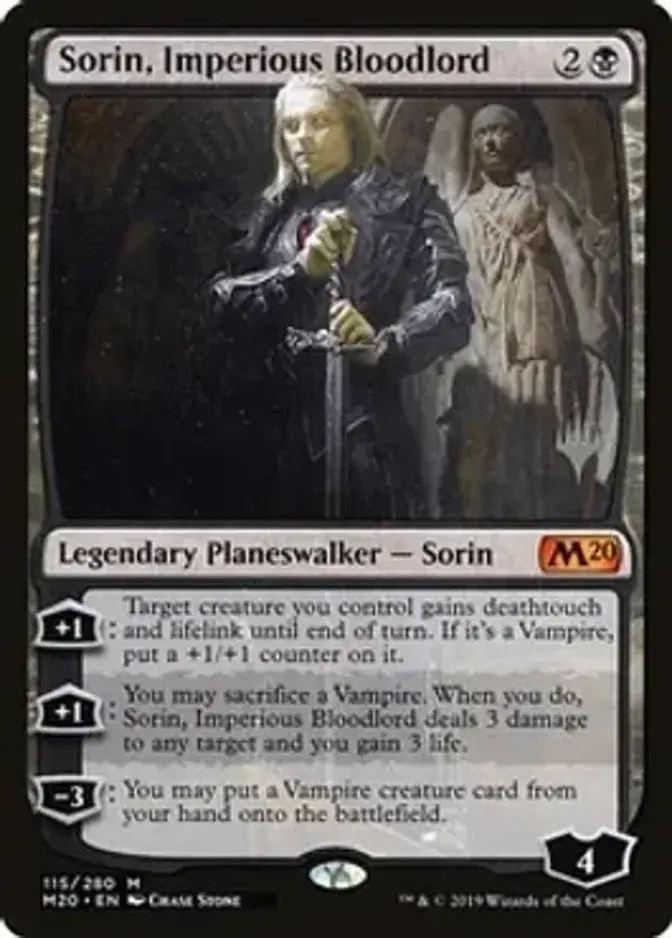 Sorin, Imperious Bloodlord <planeswalker stamp> [PTHB]