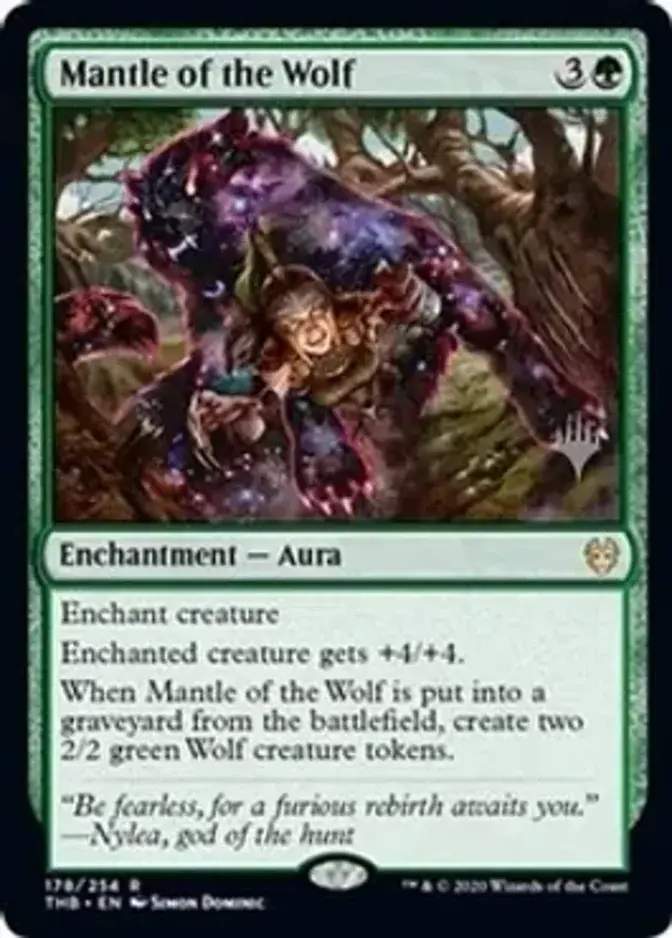 Mantle of the Wolf <planeswalker stamp> [PTHB]