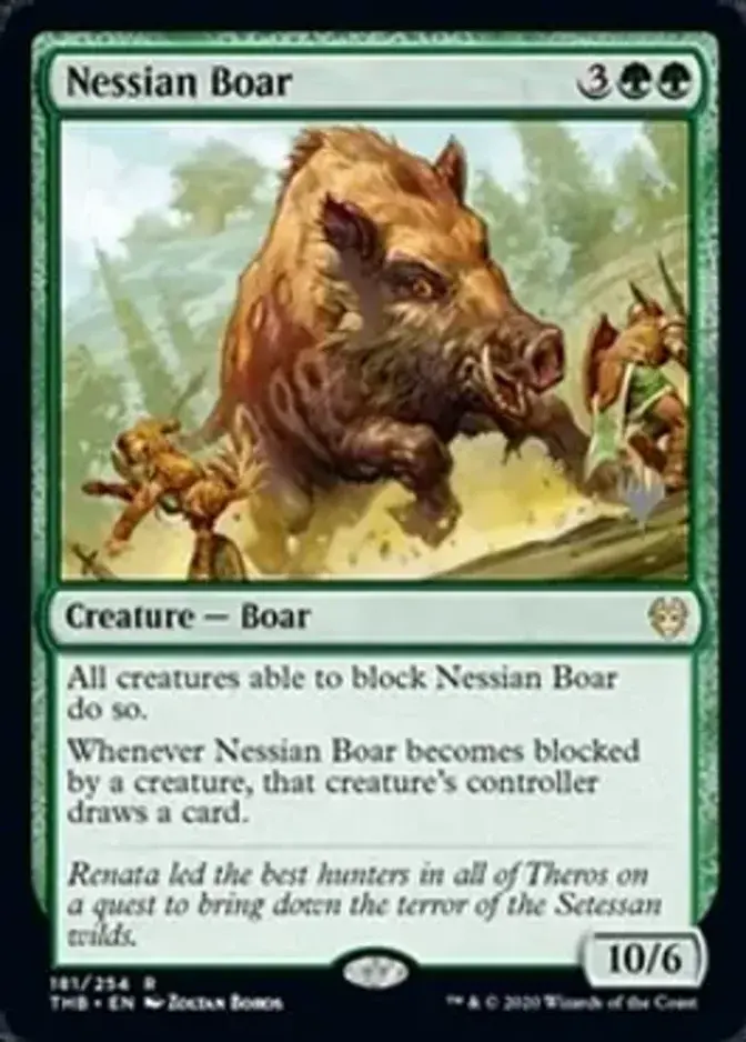 Nessian Boar <planeswalker stamp> [PTHB]