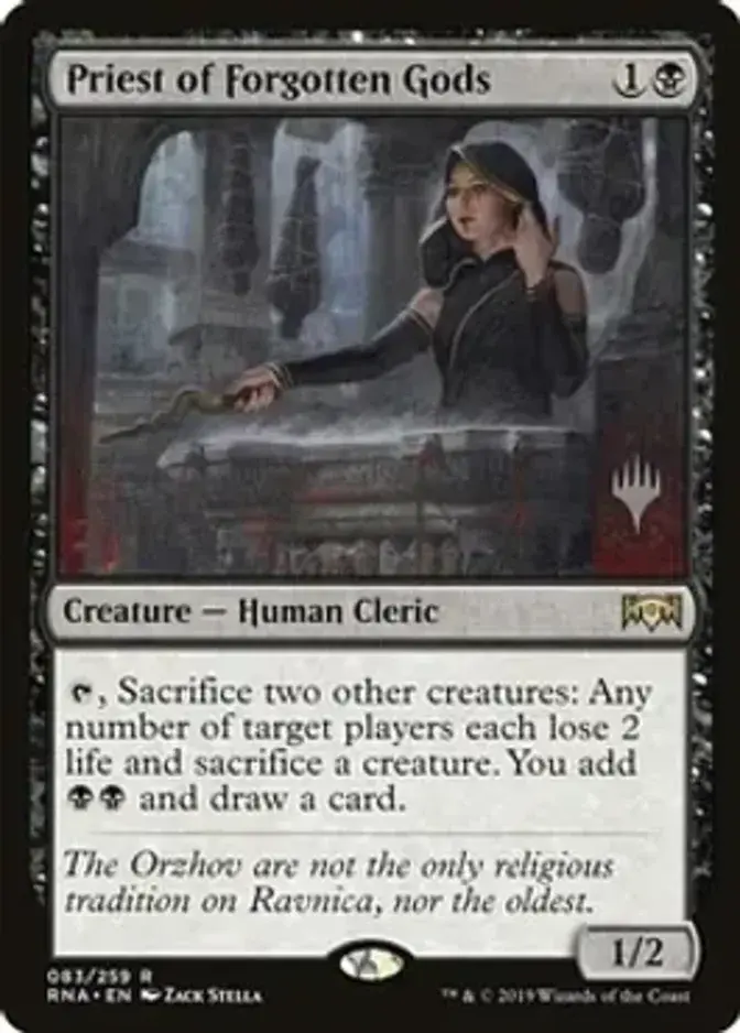 Priest of Forgotten Gods <planeswalker stamp> [PTHB]