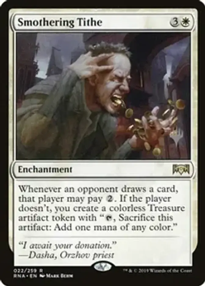 Smothering Tithe <planeswalker stamp> [PTHB]