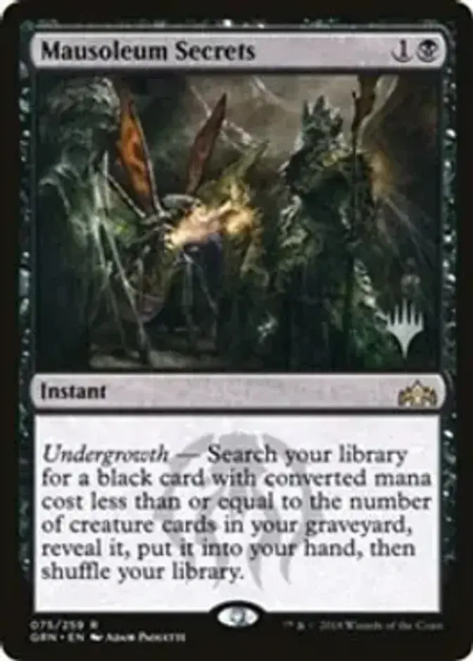 Mausoleum Secrets <planeswalker stamp> [PTHB]