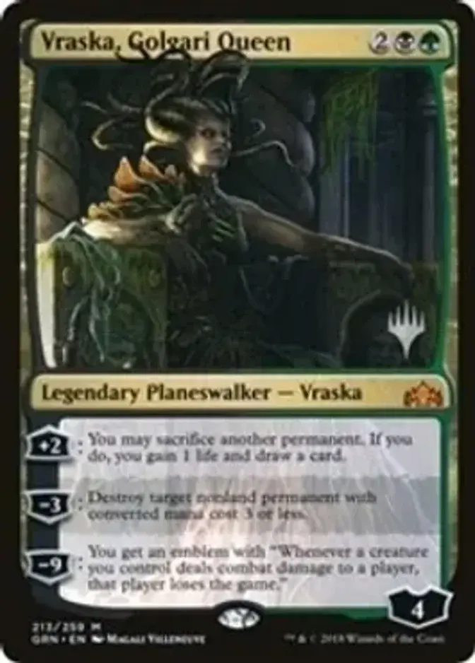 Vraska, Golgari Queen <planeswalker stamp> [PTHB]