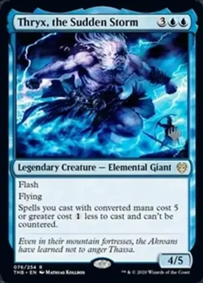 Thryx, the Sudden Storm <planeswalker stamp> [PTHB]