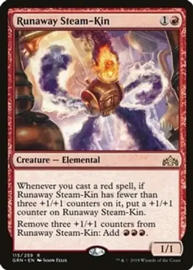 Runaway Steam-Kin <planeswalker stamp> [PTHB]