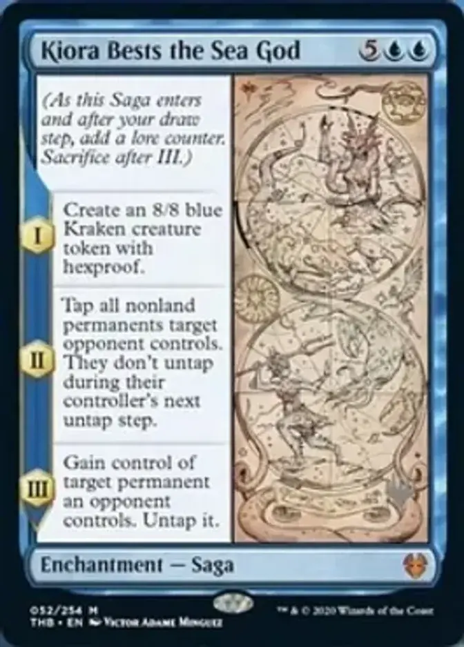 Kiora Bests the Sea God <planeswalker stamp> [PTHB]