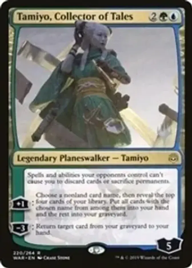 Tamiyo, Collector of Tales <planeswalker stamp> [PTHB]