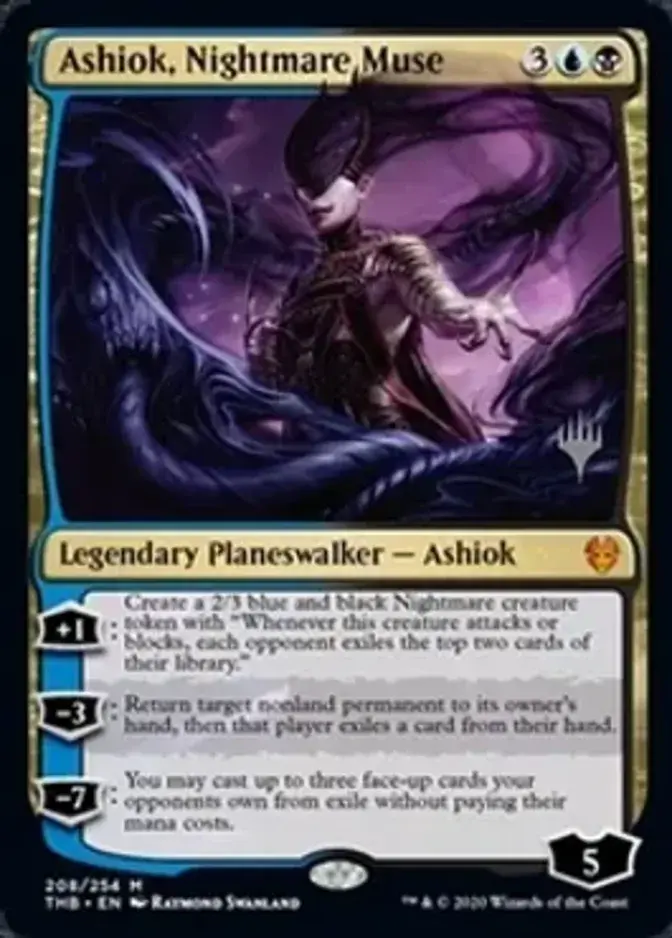 Ashiok, Nightmare Muse <planeswalker stamp> [PTHB]