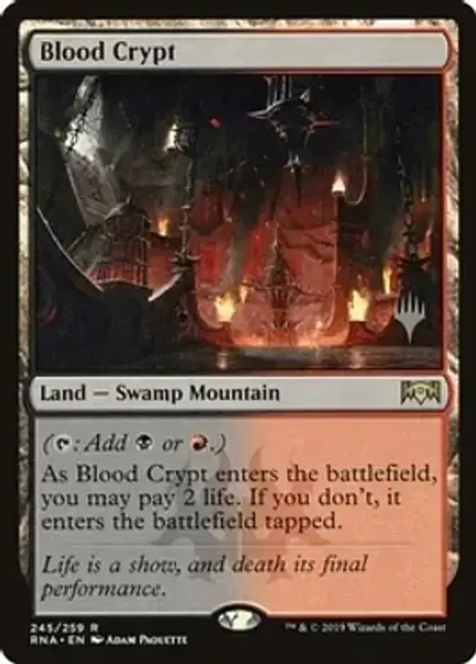 Blood Crypt <planeswalker stamp> [PTHB] (F)