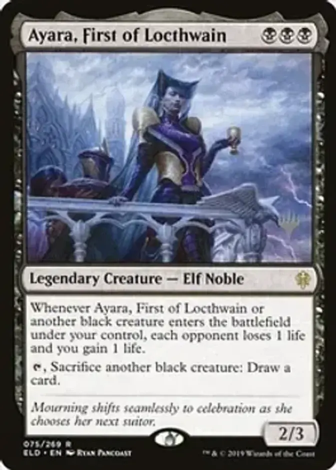 Ayara, First of Locthwain <planeswalker stamp> [PTHB] (F)