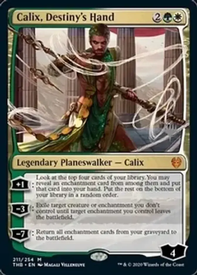 Calix, Destiny's Hand <planeswalker stamp> [PTHB]