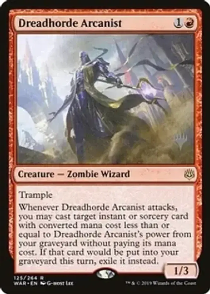 Dreadhorde Arcanist <planeswalker stamp> [PTHB] (F)