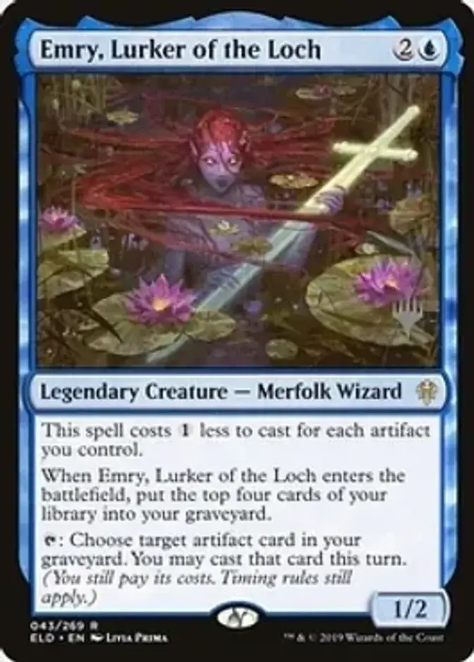 Emry, Lurker of the Loch <planeswalker stamp> [PTHB] (F)