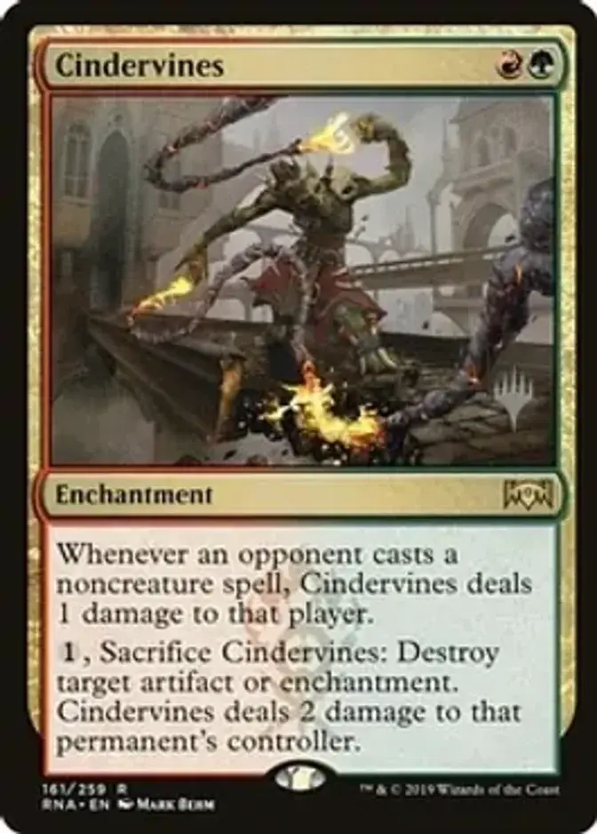 Cindervines <planeswalker stamp> [PTHB] (F)